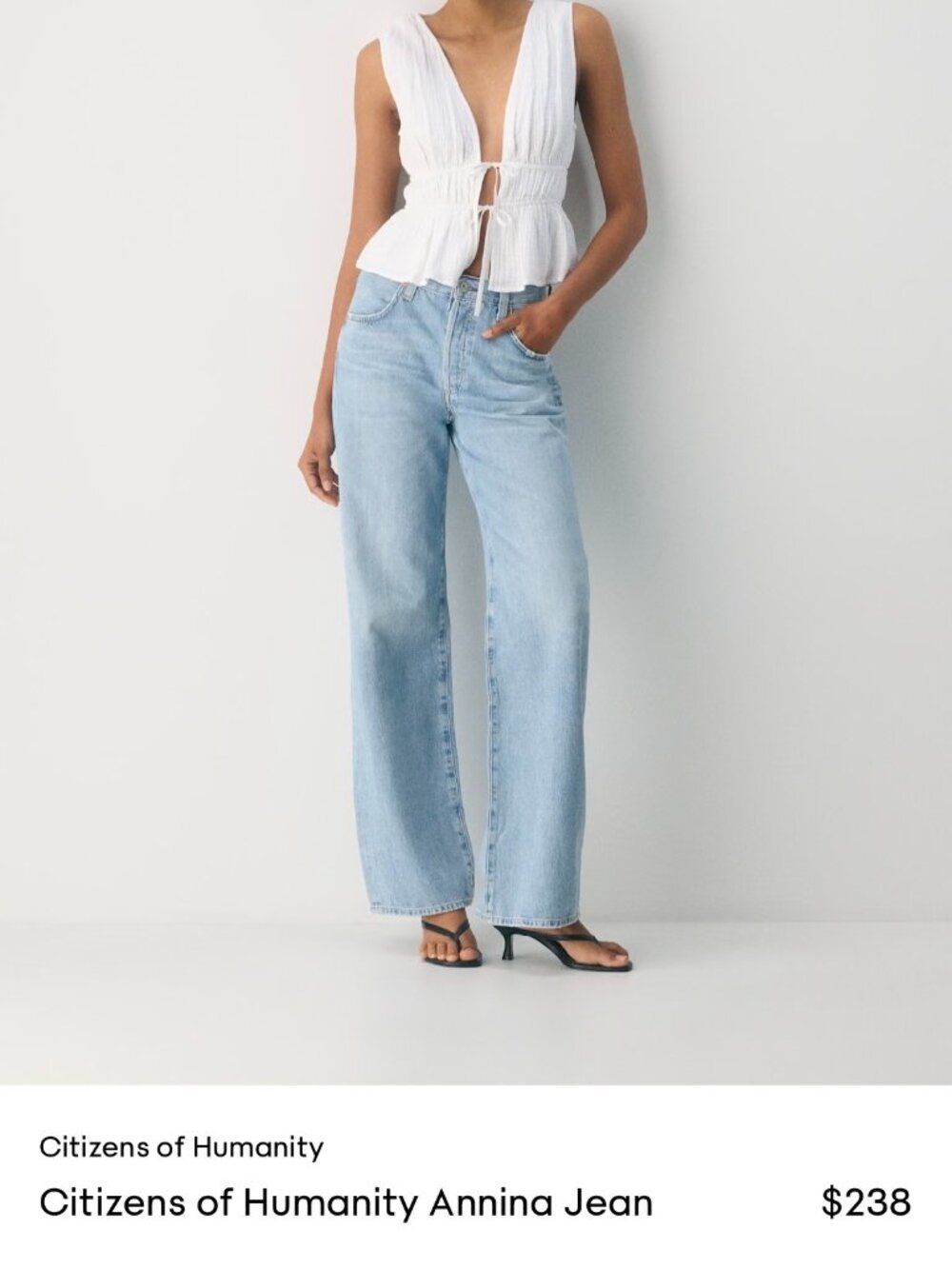 Aritzia Citizens of Humanity Annina Jean